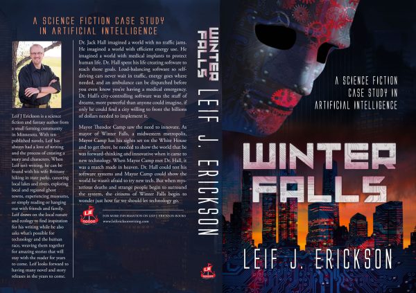 Leif Erickson Winter Falls Cover Spread